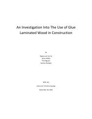 An Investigation Into The Use of Glue Laminated ... - My New Sub