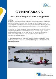 Övningsbank lekar och övningar för barn och ungdom