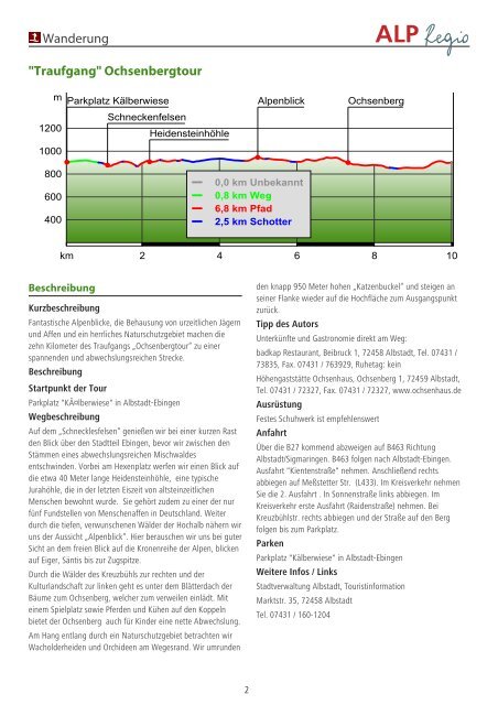 Wanderung "Traufgang" Ochsenbergtour - Hikr.org