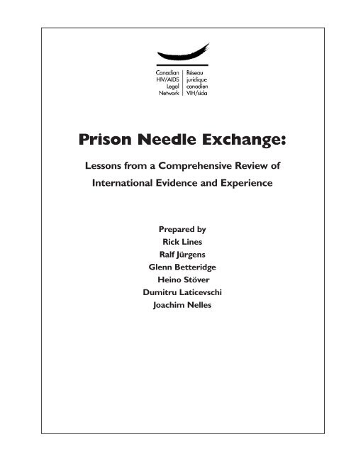 Prison Needle Exchange: Lessons from a Comprehensive Review ...