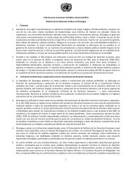 Informe EPU ? UNCT Nicaragua