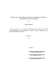 E cient and Accurate Boundary Evaluation Algorithms for Boolean ...