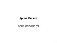 Spline Curves