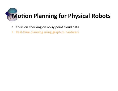 Slides - Geometric Algorithms for Modeling, Motion, and Animation