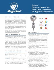 57-110 Eclipse Enhanced Model 705 GWR Level Transmitter for ...