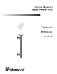 41-640 External Chambers Sealed or Flanged Top - Magnetrol ...