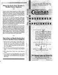 1937 Coleman Household Products Catalog