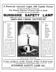 Sunshine Safety Advertising Flyer 3 Late 1920's
