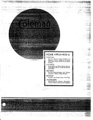 1940 Coleman Products Catalog