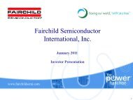 Fairchild Semiconductor International, Inc. - PrecisionIR