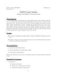 CS477 Course Outline Analog and Digital ... - Suraj @ LUMS