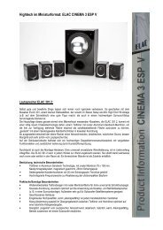 CINEMA 3 ESP V Deut - Elac