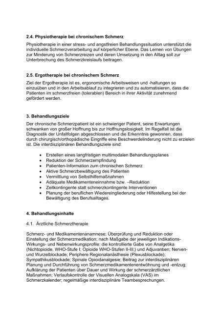 Spezielle Schmerztherapie - Berufsgenossenschaftliche Unfallklinik ...