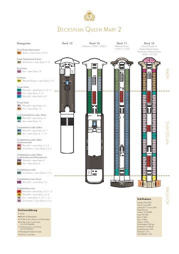 DECKSPLAN QUEEN MARY 2 - ASEAG-Reisen GmbH