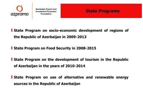 Azerbaijan Country Presentation - AIC