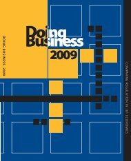 Doing Business 2009 -- Comparing Regulation in 181 Economies