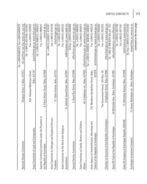 Doing Business in Azerbaijan 2009 - Azerbaijan Export ...