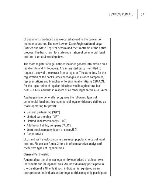 Doing Business in Azerbaijan 2009 - Azerbaijan Export ...