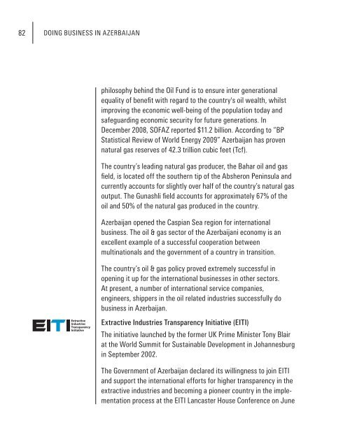 Doing Business in Azerbaijan 2009 - Azerbaijan Export ...