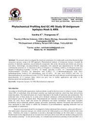 Phytochemical Profiling And GC-MS Study Of Antigonum leptopus ...