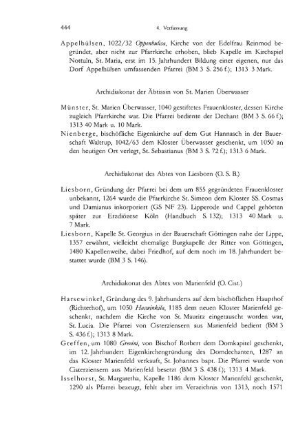 Das Bistum Münster 7,1. Die Diözese - Germania Sacra