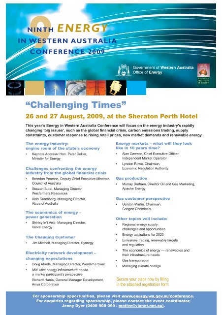 “Challenging Times” - Australian Institute of Energy