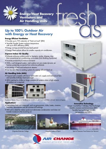 Energy, Heat Recovery Units - Industrial Air
