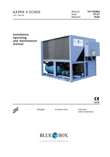 KAPPA V ECHOS AC IOM.pdf - Industrial Air