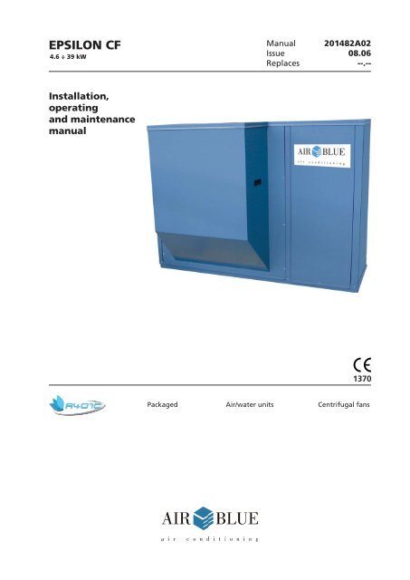 EPSILON-CF IOM.pdf - Industrial Air