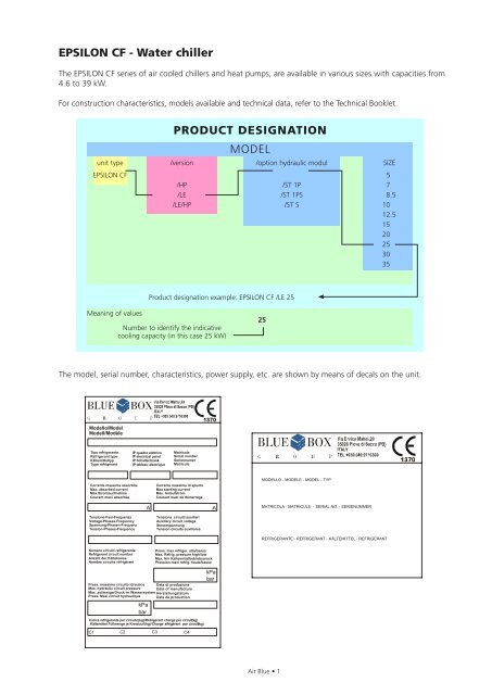 EPSILON-CF IOM.pdf - Industrial Air