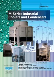 M-Series Industrial Coolers And Condensers - Tasman Cooling ...