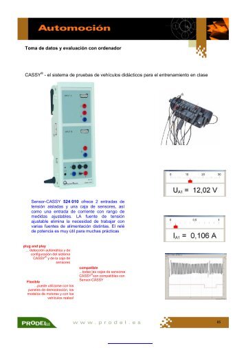 Toma de datos y evaluación con ordenador CASSY® - el sistema de ...