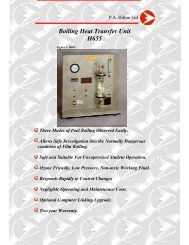 Boiling Heat Transfer Unit H655