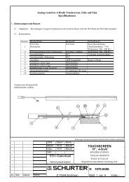 Analog resistiver 4-Draht Touchscreen, Folie auf ... - OLED-LCD-TFT