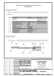 Analog resistiver 4-Draht Touchscreen, Folie auf ... - OLED-LCD-TFT