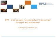 Konzepte und Maßnahmen zur Erhöhung des Frauenanteils in ...