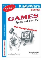 GAMES - Spiele auf dem PC - KnowWare