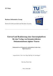 Entwurf und Realisierung einer Internetplattform für den Verlag von ...