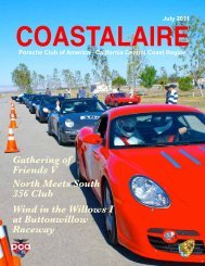 July 2011 - California Central Coast - Porsche Club of America