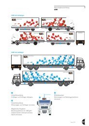 Fahrzeugbeschriftung LKW LKW mit Anhänger LKW mit Auflieger ...