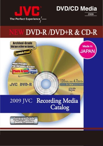 DVD-R /DVD+R & CD-R - JVC Recording Media
