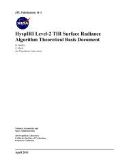 TIR Level 2 Surface Radiance - HyspIRI Mission Study Website ...