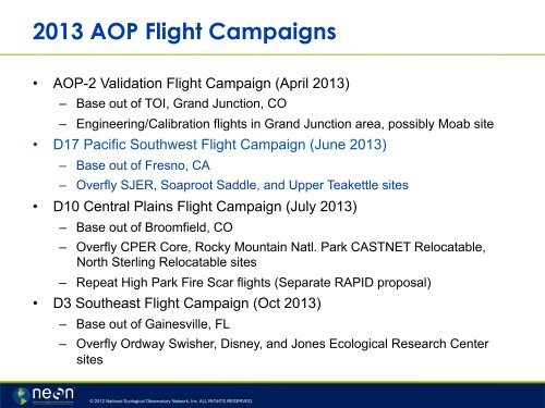 NEON - HyspIRI Mission Study Website - NASA