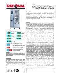 SelfCooking Center® SCC 201 Gas