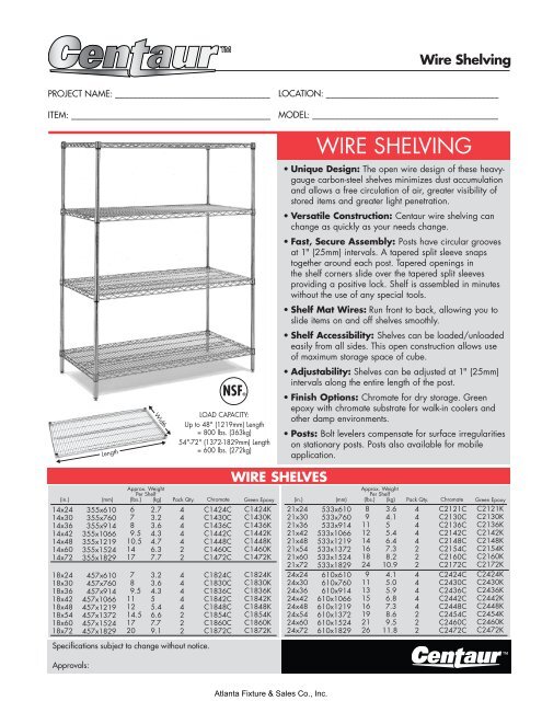 WIRE SHELVING