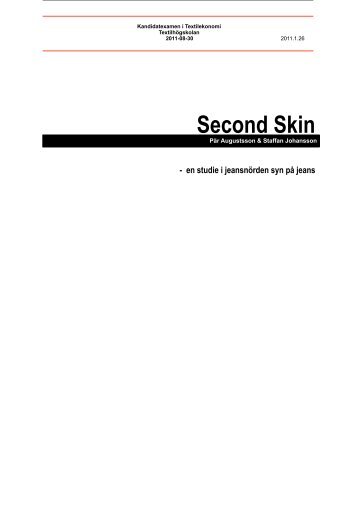 Second Skin - en studie i jeansnörden syn på jeans - BADA