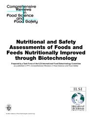 Nutritional and Safety Assessments of Foods - UC BREP - UC Davis