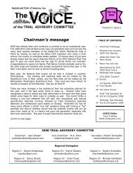 Spring 2008 Voice - The Dachshund Club of America, Inc.
