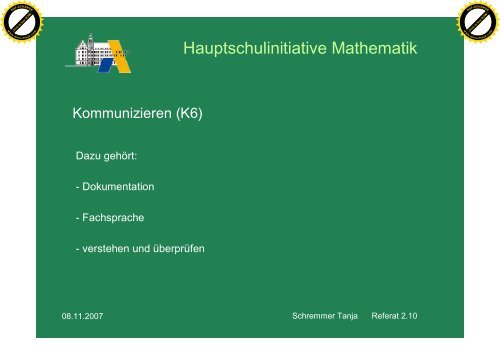 Hauptschulinitiative Mathematik