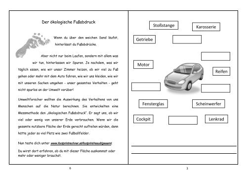 Ökologischer Fußabdruck